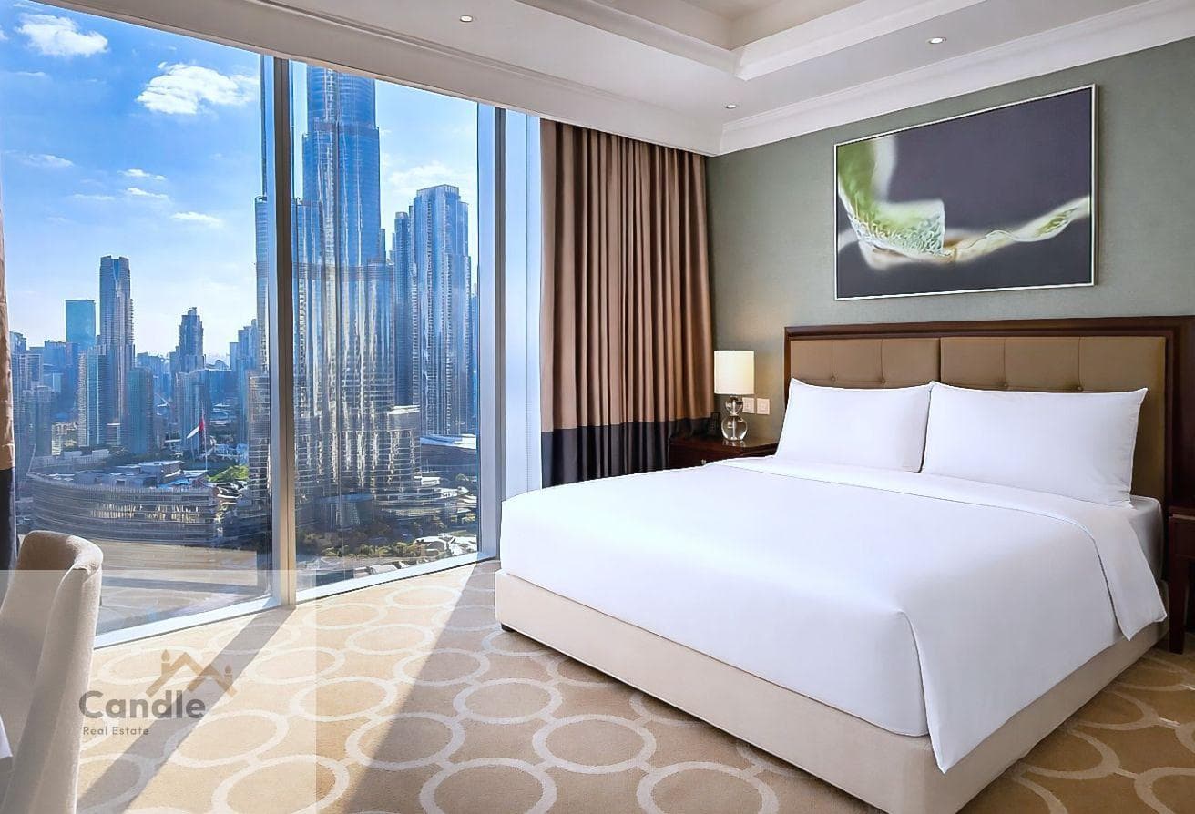 Full Burj Khalifa View | High floor| Biggest size