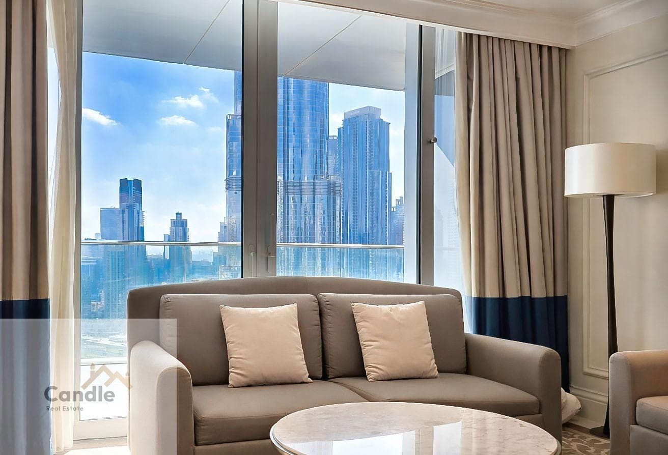 Full Burj Khalifa View | High floor| Biggest size